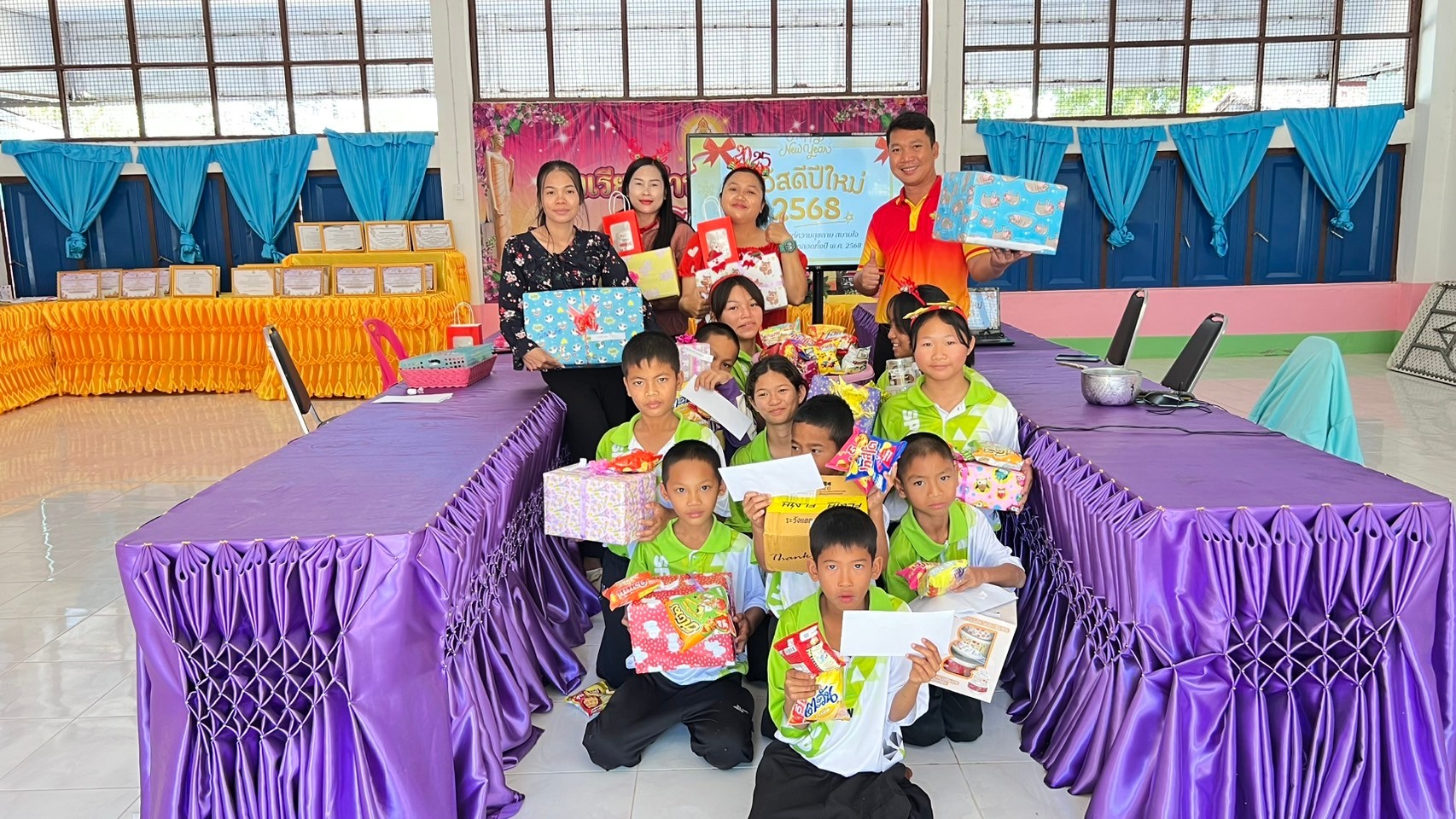 จัดกิจกรรมส่งท้ายปีเก่าต้อนรับปีใหม่ 2568